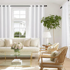 NICETOWN 100% Blackout Window Curtain Panels 102 inch Length - Image 6