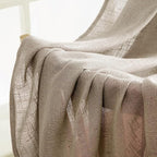 MIULEE Taupe Grey Linen Curtains 52x96 Inches Long 2 Panels - Image 6