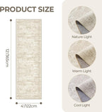4x12 Runner Rug Non Slip, Washable Hallway Runner Rug, Nursery Room, Soft - Image 2
