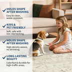GarveeHome Vintage Beige Area Rug 9x12 - Image 8