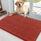OLANLY Dog Door Mat for Muddy Paws 36x24, Super Absorbent Chenille Mud Mat | by OLANLY