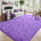6x9 Large Purple Fluffy Soft Area Rug Non-Slip by ModernHomeDecor