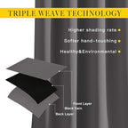 NICETOWN Bedroom Blackout Curtains Panels - Image 4