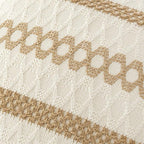 MIULEE Set of 2 Neutral Boho Decorative Pillow Covers 18x18 Inch | Farmhouse - Image 4