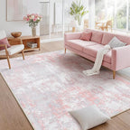 RELEANY Washable 6'x8' Abstract Area Rug - Image 8