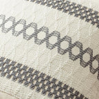 MIULEE Set of 2 Gray Boho Decorative Pillow Covers 18x18 Inch | Farmhouse Couch - Image 4