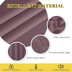 NICETOWN Blackout Dry Rose Sliding Door Curtains 84 inches Long - Image 5