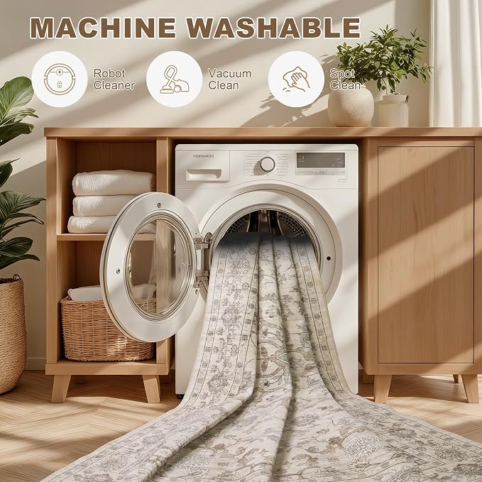 2x3 Area Rugs Living Room: Washable Rug - Image 6