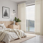 Vanilla Linen Curtains 102 Inches Long - Image 7