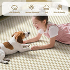 Hallway Runner Rug Woven Washable Long Kitchen Runner Beige 2x5 ft | Boho Soft - Image 4