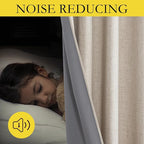 NICETOWN Linen Blackout Curtains - Image 5