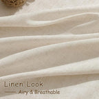 Cream Beige Curtains 90 Inches Long - Image 4