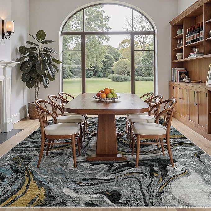 DMOYEST 7x9 Area Rug for Living Room - Image 5