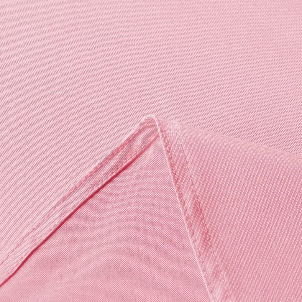 sancua Rectangle Tablecloth - 60 x 60 Inch - Stain and Wrinkle Resistant Washable Polyester Table Cloth, Decorative Fabric Table Cover for Dining Tables, Buffet Parties and Camping, Pink