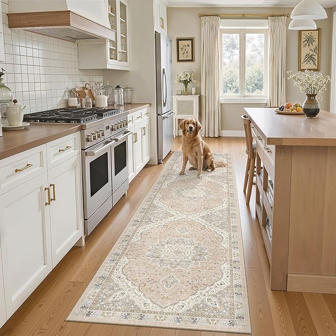 Madane Hallway Runner Rug 2x8 Washable Kitchen Rugs Non-Slip, Soft Ultra-Thin by Madane