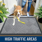 OLANLY Front Door Mat Outside Entrance 35x23, Waterproof Heavy-Duty Doormat | - Image 6
