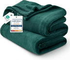 Bedsure GentleSoft Fleece Bed Blankets Large Size Forest Green by Unknown