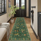 DUKINO 2.6x8 Rug for Hallway, Washable Kitchen Runner Rug Non Slip, Stain - Image 5