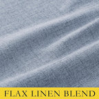 NICETOWN 100% Blackout Linen Curtains - Image 6