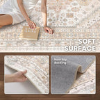 9x12 Area Rugs for Living Room, Large Washable Rug, Dining Room, Low Pile - Image 6