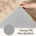 2x8 Tie-dye Beige Runner Rug Washable Non-Slip - Image 5