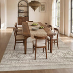 cotiled Boho 10x14 Area Rug for Living Room: Large Moroccan Washable Rug | - Image 6