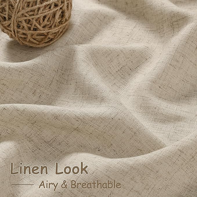 Taupe Burlywood Curtains 108 Inches Long - Image 4