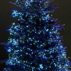 Dazzle Bright 132FT 400 LED Christmas Lights, Christmas String Lights Plug in with 8 Modes, Waterproof Christmas Decorations for Xmas Indoor Outdoor Party Home Tree Decor, Blue