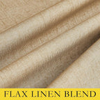 NICETOWN 100% Absolutely Blackout Linen Curtains - Image 7
