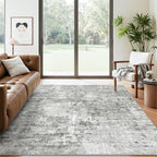 Soalmost Abstract Rug 5x7 Washable Area Rugs - Image 2