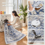2x12 Runner Rug Non Slip, Washable Hallway Runner Rug, Laundry Room, Soft - Image 6