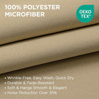 Joydeco Long Blackout Curtains for Bedroom 108 Inch 1 Panel - Image 2