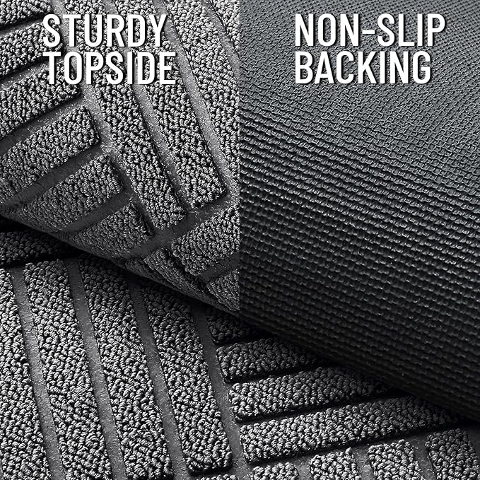 OLANLY Front Door Mat Outside Entrance 59x34, Waterproof Heavy-Duty Doormat | - Image 4