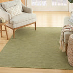 Nourison Home Home Positano 8' x 10' Fabric Green Area Rug