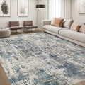DMOYEST Area Rug Living Room Rugs 9x12 Washable Abstract Carpet | Neutral by DMOYEST