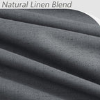 100% Blackout Curtains 84 Inch Length 2 Panels Set - Image 3