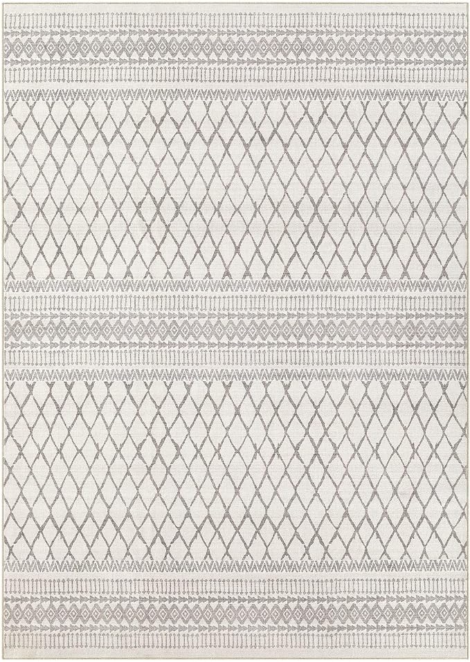 cotiled Boho 9x12 Area Rug for Living Room: Large Moroccan Washable Rug | Solve - Image 9