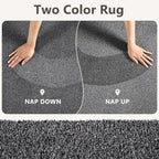 4x6 Black/White Area Rug Washable Non-Slip Soft - Image 9