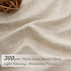 Pinch Pleated Light Filtering 60 Inch Wide Bedroom Curtains 96 Inches Long 2 - Image 2