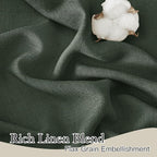 RYB HOME Sheer Curtains 102 inches, Extra Long Floor to Ceiling Curtains | Half - Image 3