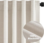 Extra Wide 100 Inch Length Blackout Curtains & Drapes 84 Inches Long 2 Panels - Image 8