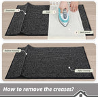 BEQHAUSE Dirt Trapper Door Mat 24" x 36", Non-Slip Washable Doormats, Low - Image 9