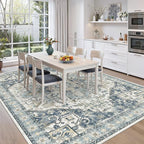 8x10 Area Rugs for Living Room, Large Washable Rug, Dining Room, Low Pile - Image 8