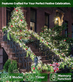 1500 LED 492FT Christmas Lights Outdoors, Green Wire LED String Lights with Timer Memory, Christmas Tree Lights for Indoor Outdoor Christmas Decorations Party Xmas Wedding Garden Patio Cool White