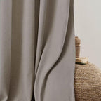 Joydeco Faux Linen Pinch Pleated Curtains 96 Inch Length, Light Filtering - Image 5