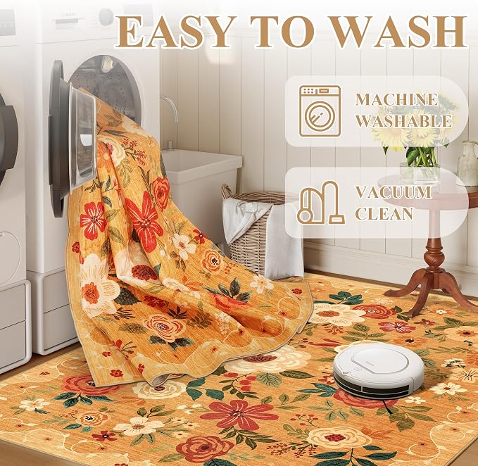 DUKINO 2x8 Runner Rug, Washable Runner Rug - Image 6