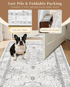 Madane Washable Area Rug 2x3 Small Entryway Rugs Non-Slip, Low Pile Floor Carpet - Image 6