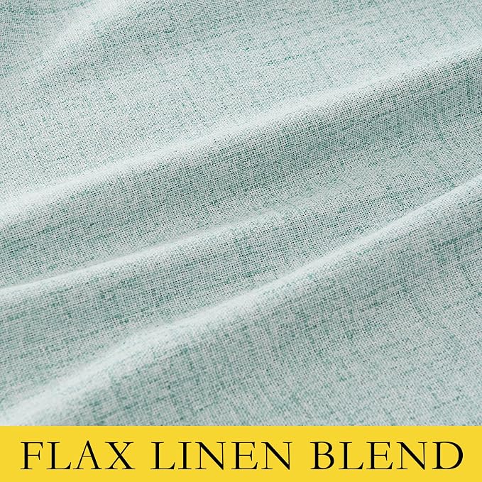 NICETOWN Full Blackout Linen Curtains - Image 9