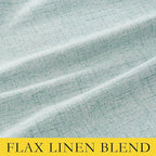 NICETOWN 100% Absolutely Blackout Linen Curtains - Image 9