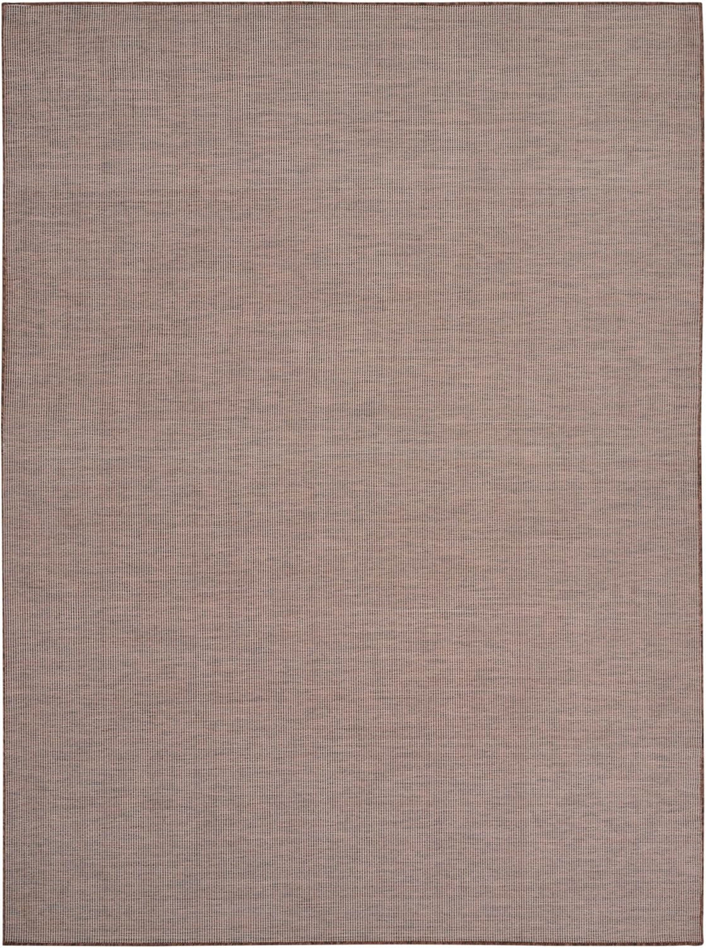 Nourison Positano Indoor-Outdoor Natural 9' x 12' Area Rug, Easy Cleaning, Non Shedding, Bed Room, Living Room, Dining Room, Backyard, Deck, Patio (9x12)